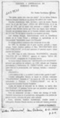 Visiones y esperanzas de Roberto Bescos  [artículo] Rubén Santibáñez Gamboa.