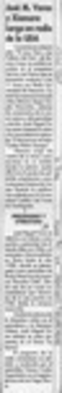 José M. Varas y Xiomara Largo en radio de la UDA  [artículo].