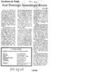 José Domingo Amunátegui Rivera