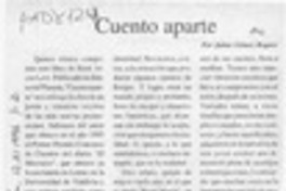 Cuento aparte  [artículo] Jaime Gómez Rogers.