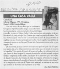 Una casa vacía