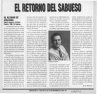 El retorno del sabueso  [artículo] José Promis.