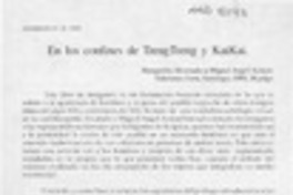 En los confines del TrengTreng y KaiKai  [artículo] Gastón Soublette.