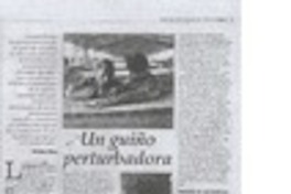 Un guiño perturbadora.