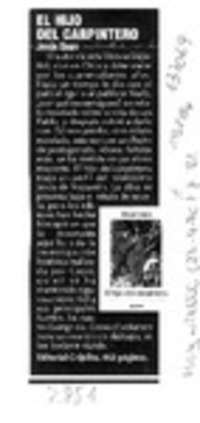 El Hijo del carpintero  [artículo].