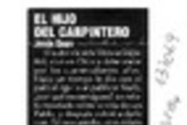 El Hijo del carpintero  [artículo].