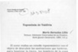 Toponimia de Valdivia  [artículo] Ana María Guerra Eissmann.