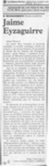 Jaime Eyzaguirre