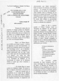 En Casablanca y el Valparaíso sigue amaneciendo con la poesía de Alejandro Galaz  [artículo] Claudio Solar.