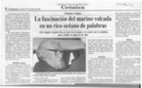 La Fascinación del marino volcada en un rico océano de palabras  [artículo].