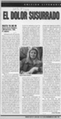 El dolor susurrado  [artículo] José Promis.