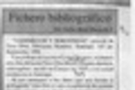 Fichero bibiográfico  [artículo] Carlos René Ibacache I.