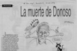 La muerte de Donoso  [artículo] Leo Bedezko.