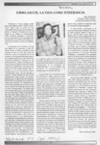 Emma Jauch, la vida como itinerancia  [artículo] Hugo Metzdorff N.