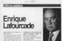 Enrique Lafourcade  [artículo].