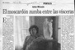 El moscardón zumba entre las vísceras  [artículo] Javier Ortega.