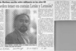Qué pueden tener en común Lenin y Lennon?  [artículo] S. L.