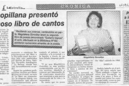 Tocopilla presentó hermoso libro de cantos  [artículo].