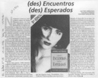 (des) encuentros (des) esperados  [artículo] Juan Pablo Valdivia Hevia.