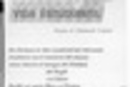 Vida estudiantil  [artículo].