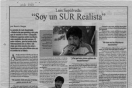 "Soy un sur realista" [artículo] / Beatriz Berger.