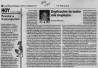 Explicación de todos mis tropiezos  [artículo] Antonio Rojas Gómez.