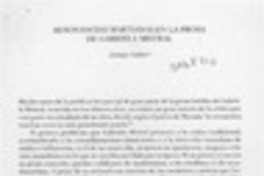 Resonancias martianas en la prosa de Gabriela Mistral  [artículo] Enrique Valdés.