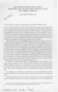 Qué será de Chile en el cielo? propuesta de lectura para Poema de Chile de Gabriela Mistral  [artículo] María Soledad Falabella Luco.