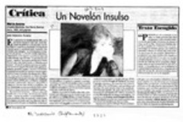 Un novelón insulso  [artículo] Antonio Avaria.