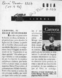 Carrera, el húsar desdichado  [artículo].