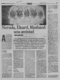 Neruda, Eluard, Rimbaud, una amistad