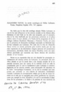 La teoría sociológica de Niklas Luhmann  [artículo] Gonzalo Bustamante Kuschel.