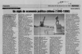 Un siglo de economía política chilena (1890-1990)