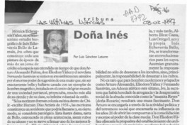 Doña Inés