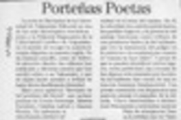 Porteñas poetas