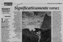 Significativamente veraz  [artículo] Ramiro Rivas.