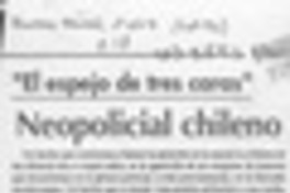 Neopolicial chileno  [artículo] Ramón Díaz Eterovic.