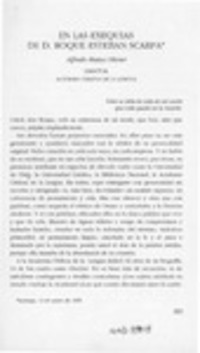 En las exequias de D. Roque Esteban Scarpa  [artículo] Alfredo Matus Olivier.