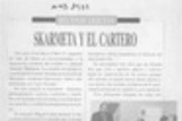 Skármeta y el cartero  [artículo].