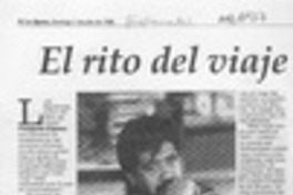 Un Rito del viaje  [artículo].