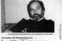 Juan Mihovilovich presenta su nueva novela "Desencierro"