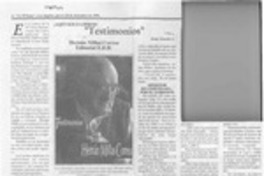 Testimonios  [artículo] Jorge Abasolo A.