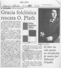 Gracia folclórica rescata O. Plath  [artículo].