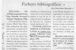Fichero bibliográfico  [artículo] Carlos René Ibacache I.