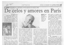 De celos y amores en París  [artículo].