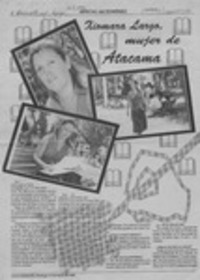 Xiomara Largo, mujer de Atacama  [artículo].