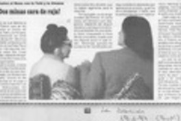 Dos minas cara de raja!