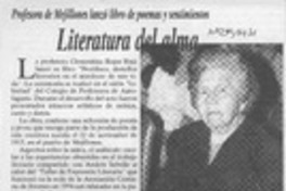 Literatura del alma  [artículo].