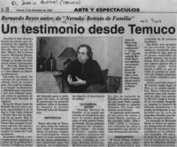 Un Testimonio desde Temuco  [artículo].