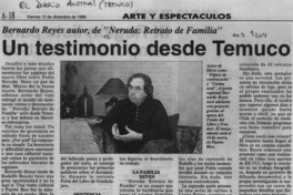 Un Testimonio desde Temuco  [artículo].